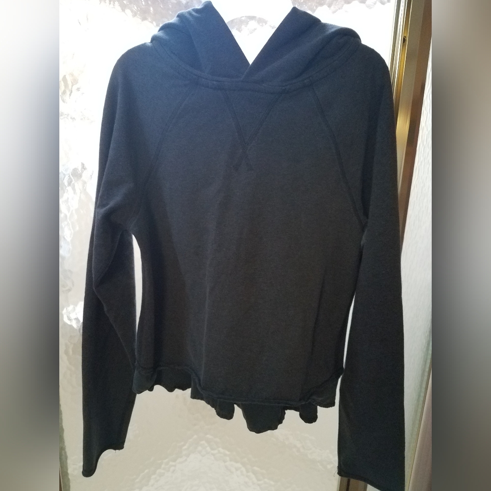 Lululemon Athletica Pull Me Over Charcoal Hoodie